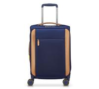 Delsey Paris Montmartre 3 4 wheels Cabin trolley 55 cm with expansion pleat blue