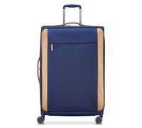 Delsey Paris Montmartre 3 4 wheels Trolley 76 cm with expansion pleat blue