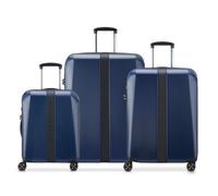Delsey Paris Promenade Hard 2.0 4 wheels Suitcase set 3-piece blue