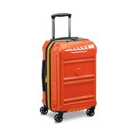 DELSEY PARIS Rempart Hardside Expandable Luggage with Spinner Wheels, Orange, Carry-On 19 Inch, Rempart Hardside Expandable Luggage with Spinner Wheels