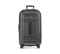 Delsey Anthracite Rempart Double-wheel Woven Suitcase 73cm