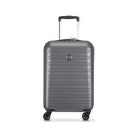 DELSEY Paris - SEGUR 2.0 - Rigid Cabin Suitcase- 55x35x25 cm - 43 liters - S - Grey