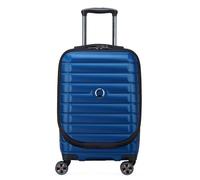 Delsey Paris Shadow 5.0 4 wheels Cabin suitcase 55 cm Laptop compartment Expandable blue