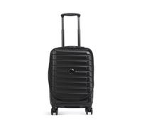 Delsey Black Shadow 5.0 4-wheel Expandable Polypropylene Hard Cabin Suitcase 55cm