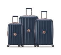 DELSEY PARIS St. Tropez Hardside Expandable Luggage with Spinner Wheels, Navy, 3-Piece Set (21/24/28), St. Tropez Hardside Expandable Luggage with Spinner Wheels