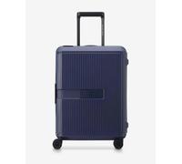 Delsey Paris x Benetton Color Block Hardside Slim 36L Suitcase dark blue