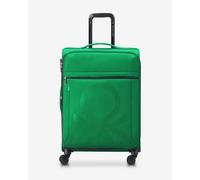 Delsey Paris x United Colors of Benetton Color Bock 4-wheeled trolley 67 cm with expansion fold green