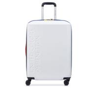 Delsey Paris x United Colors of Benetton United Spinner (4 wheels), white, 69L, 46 x 66 x 28cm