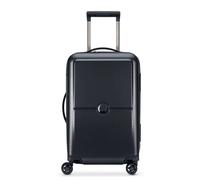 Trolley cabin suitcase 4 double wheels Delsey Turenne 55 cm Noir 55x35x25 cm