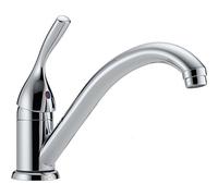Delta 101-DST Classic Single Handle Kitchen Faucet, Chrome