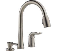 Delta 16970-SSSD-DST Kate Kitchen Faucet, Stainless, Overall Height: 14-5/16