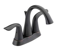 Delta 2538-RBMPU-DST Lahara Two Handle Centerset Bathroom Faucet, Venetian Bronze