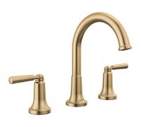 Delta 3535-CZMPU-DST Saylor Widespread Bathroom Faucet, Champagne Bronze
