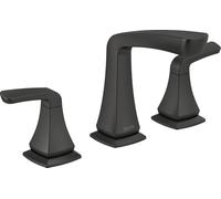 Delta 35789LF-BL Vesna Two Handle Widespread Bathroom Faucet, Matte Black