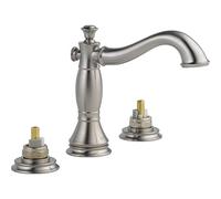 Delta 3597LF-SSMPU-LHP Cassidy Bathroom Faucet, Stainless, 2.75 x 11.50 x 16.38 inches