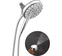 Delta 5-Setting In2ition 2-in-1 Dual Shower Head with Handheld High Pressure ProClean Spray, Chrome Detachable Shower Head with Hose, 1.75 GPM Flow Rate, Chrome 75548
