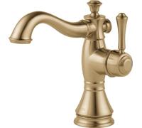 Delta 597LF-CZMPU Cassidy Single-Handle Bathroom Faucet, Champagne Bronze, .375