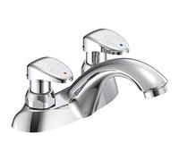 Delta-86T1153 86T, 2 Handle Metering Slow-Close Lavatory Faucet, Chrome