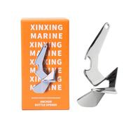 Delta Anchor Bottle Opener, Stainless Steel Triangular Plow Boat Anchor Style Marine Beer Opener Ideal Nautical Gifts Pub Home Bar Accessory for Boaters and Beer Lovers