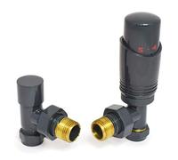 Delta Angled TRV Anthracite Thermostatic Radiator Valve