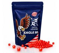 Delta Armory EAGLE Tracer BBs, 0.25g, Red, 6mm, High Polish Precision Pellets for Airsoft Guns