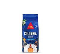 Delta Cafés Colombia Roasted Coffee Beans, 1 kg, Intensity 9, Arabica Blend with Citrus Notes