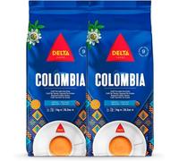 Delta Cafés Colombia Whole Bean Coffee 1kg Medium Roast (Pack of 2)