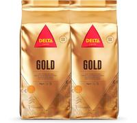 Delta Cafés Gold Whole Bean Coffee 1kg Medium Roast (Pack of 2)