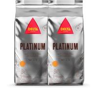 Delta Cafés Platinum Whole Bean Coffee 1kg Medium Roast (Pack of 2)