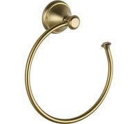 DELTA Cassidy-Towel Ring, Champagne Bronze, Bathroom Accessories, 79746-CZ