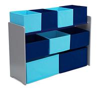 Delta Children Blue 9 Multi-Bin Storage Organiser
