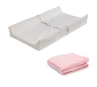 Delta Children Contoured Changing Pad with Plush Cover, Pink