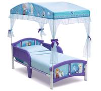 Delta Children Disney Frozen Canopy Toddler Bed with Guardrails BB86910FZ