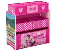 Delta Children Disney Minnie Mouse 6 Bin Design and Store Toy Organizer