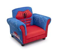 Delta Children Figural Upholstered Chair, Marvel Spider-Man (Blue, Red)