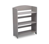 Delta Children Grey Wooden Book and Toy Shelf