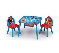 Delta Children Kids Table and Chair Set With Storage (2 Chairs Included) - Ideal for Arts & Crafts Snack Time Homeschooling Homework & More Nick