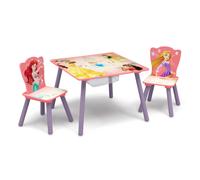 Delta Children Kids Table and Chair Set with Storage (2 Chairs Included) - Ideal for Arts & Crafts Snack Time Homeschooling Homework & More Disne