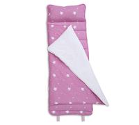Delta Children Nap Mat with Included Pillow and Blanket for Toddlers and Kids; Features Carry Handle with Strap Closure and Name Tag; Rollup Design is