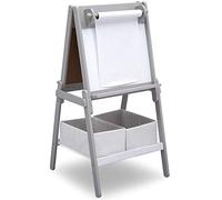 Delta Children Painted Wood Double Sided Easel - Grey