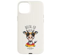 Delta Colorado USA Funny Cow Cartoon Design Case for iPhone 15 Plus