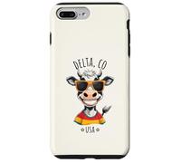 Delta Colorado USA Funny Cow Cartoon Design Case for iPhone 7 Plus/8 Plus