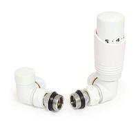 Delta Corner TRV White Thermostatic Radiator Valve