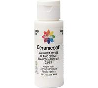 Delta Creative Ceramcoat Acrylic Paint in Assorted Colors (2 Ounce), 02487 Magnolia White