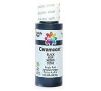 Delta Creative Ceramcoat Acrylic Paint in Assorted Colors (2 Ounce), 02506 Black