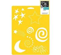Delta Creative Stencil Mania Stencil, 7 by 10-Inch, 970810710 Fun Shapes
