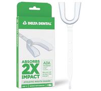 Delta Dental Sports Mouth Guard with Strap ADA Accepted Dual Shock Absorption Works with Braces