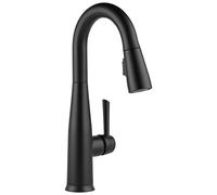 DELTA Essa Touch Bar Faucet, Matte Black, Single Hole, Wet Bar Faucet with Pull Down Sprayer, Touch2O Technology