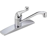 Delta Faucet 100LF-WF Classic, Single Handle Kitchen Faucet, Chrome