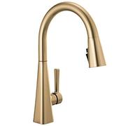 Delta Faucet 19802Z-CZ-DST Single-Handle Kitchen Faucet Pull-Down, Champagne Bronze